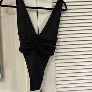RIOT SWIM BLACK ONE PIECE